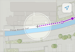 Dots preview the location Dots preview the location